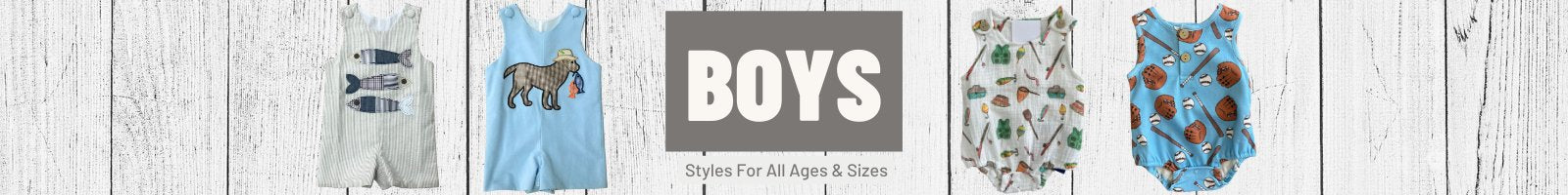 Boys Banner For Boys Collection, Styles For All Ages & Sizes