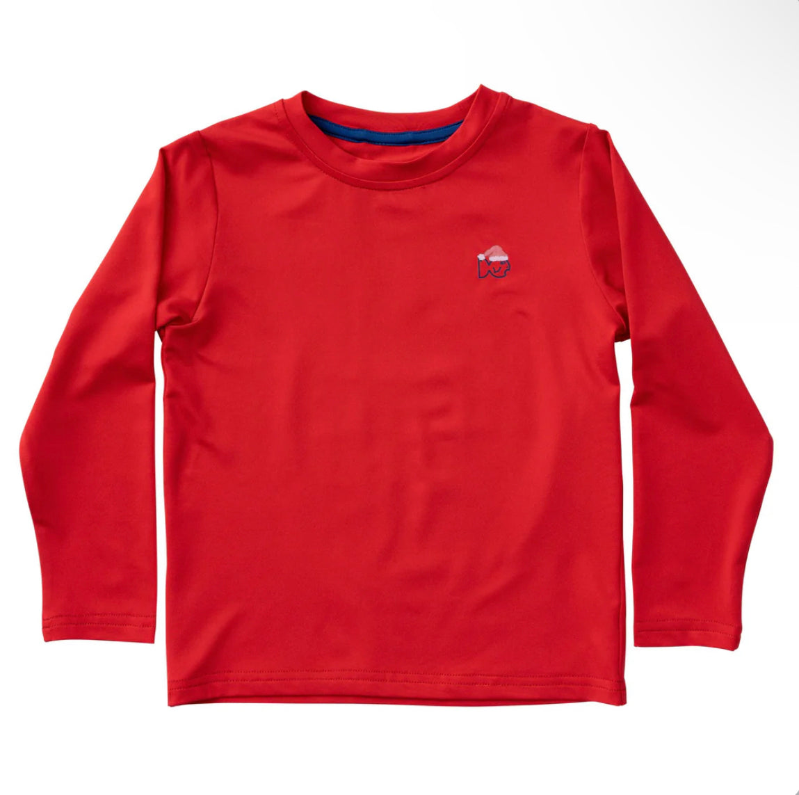 Boys Prodoh Long Sleeve Performance Tee- Watermelon/Christmas Tree
