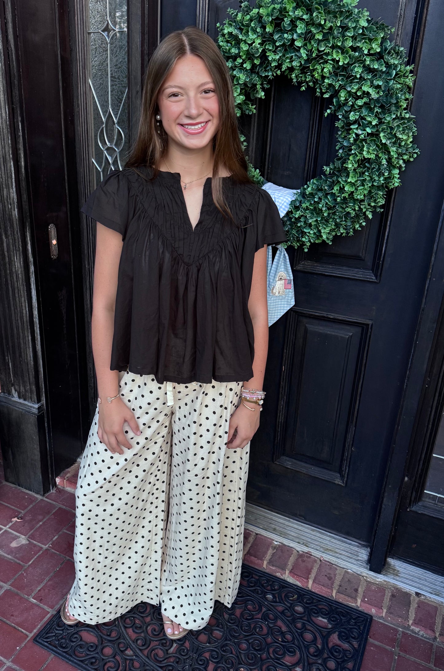 The Perfect Polka Dot Pants