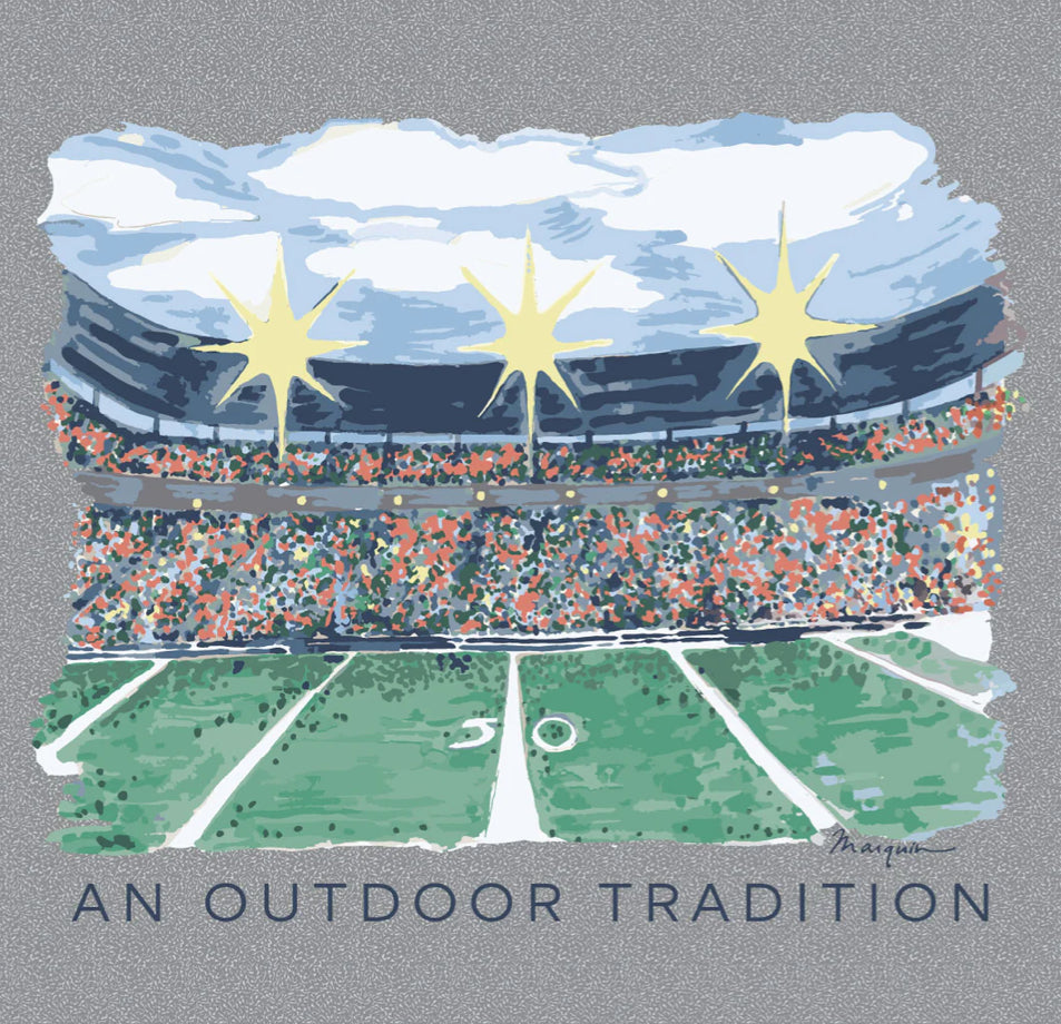 Kids Pro Performance Short Sleeve T Shirt in Heather Gray 50- Yard Line At Football Stadium