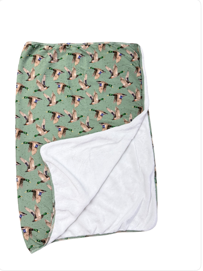 Mallard Skies Plush Swaddle