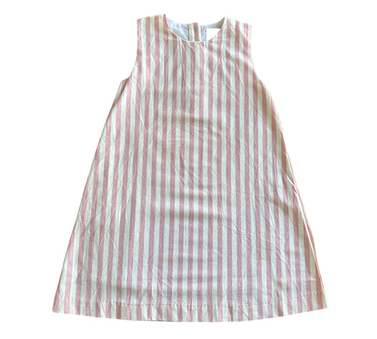 Saige Line Dress Pink Stripe