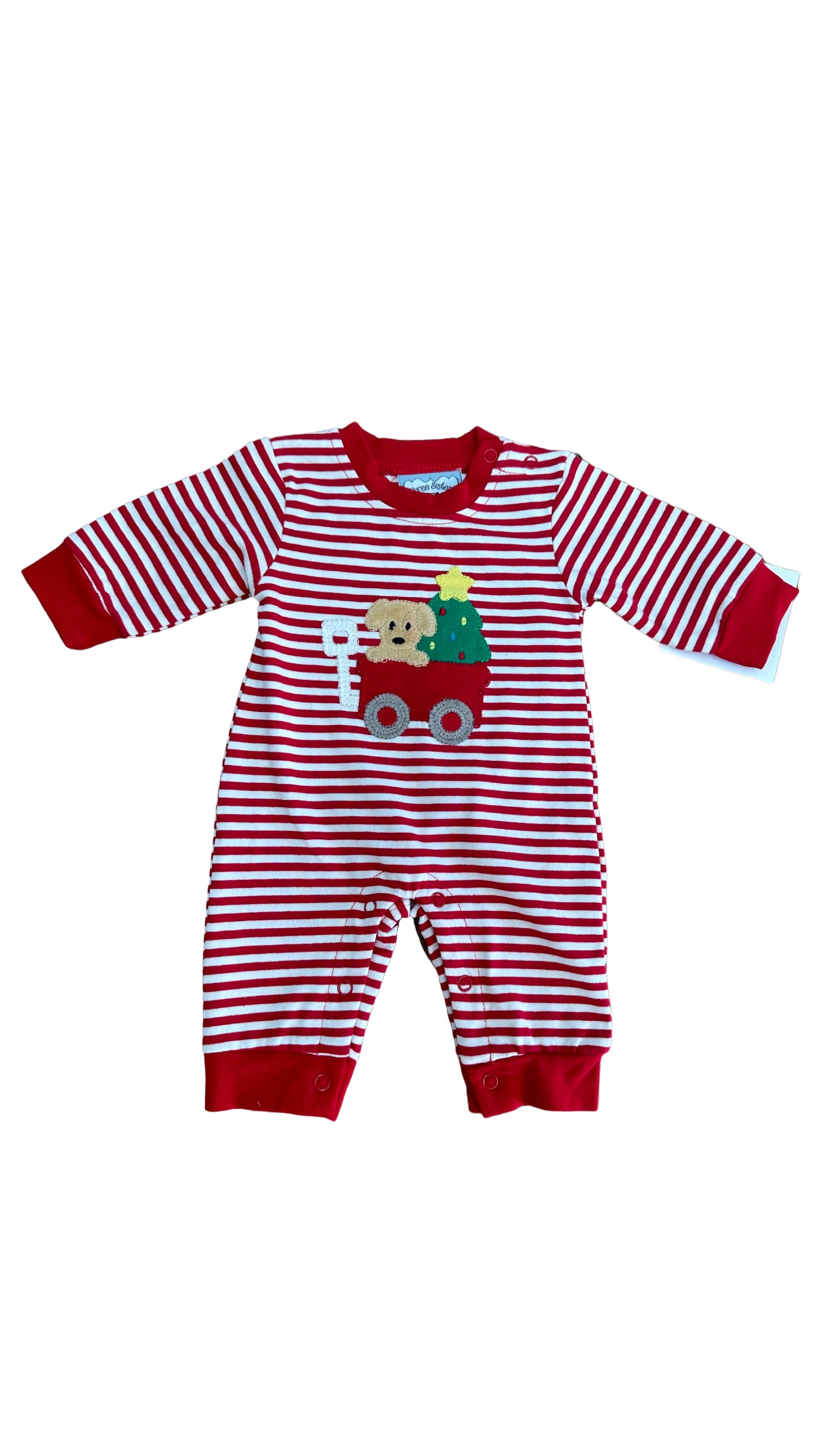 Christmas Puppy boy Romper
