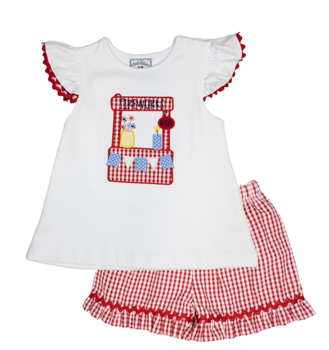 Firework Fun Girls Short Set