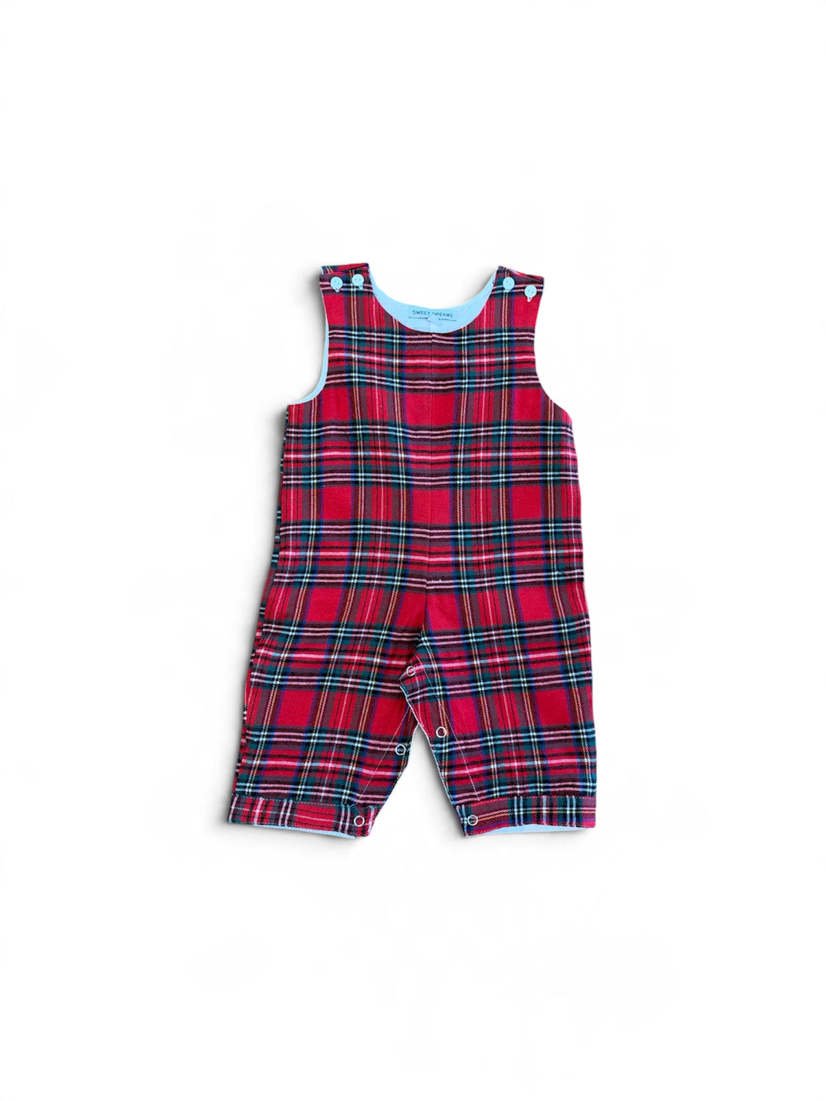 Tartan Plaid Boys Romper