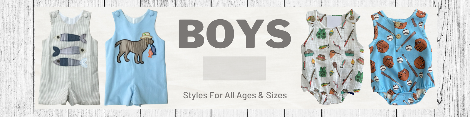 Boys Header to Shop All Boys Clothing at Sugar Britches Boutique in Vidalia, GA