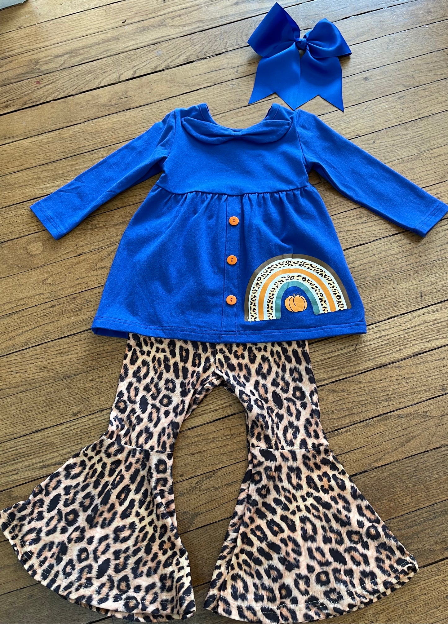 Rainbows & Pumpkins 2 pc set