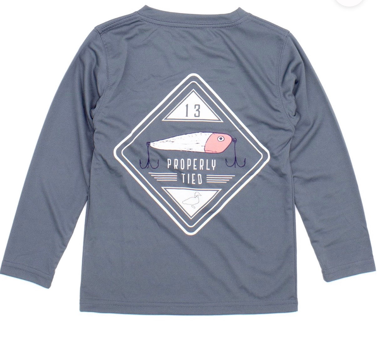 LD Performance LS Crankbait Dark Grey Performance Tee