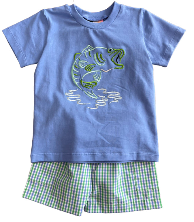 Bass Fish Boys Short Set