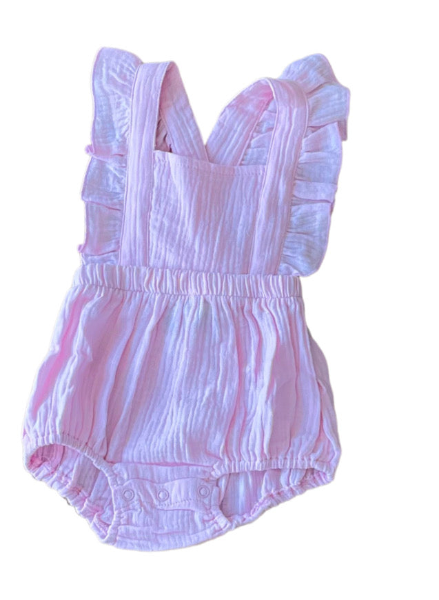 Emery Bubble Pink Romper