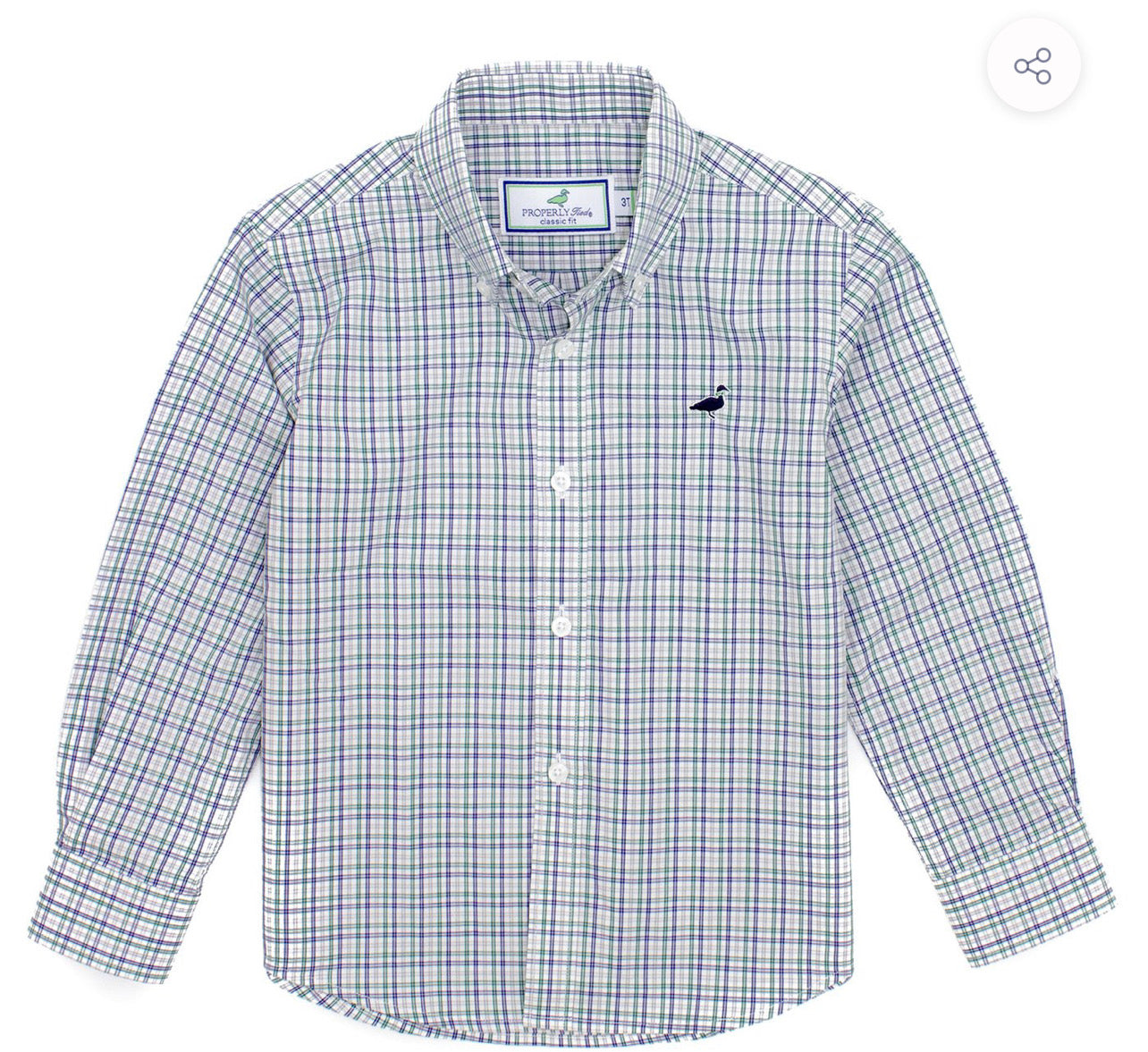 Properly Tied LD Seasonal Sportshirt Riverbend