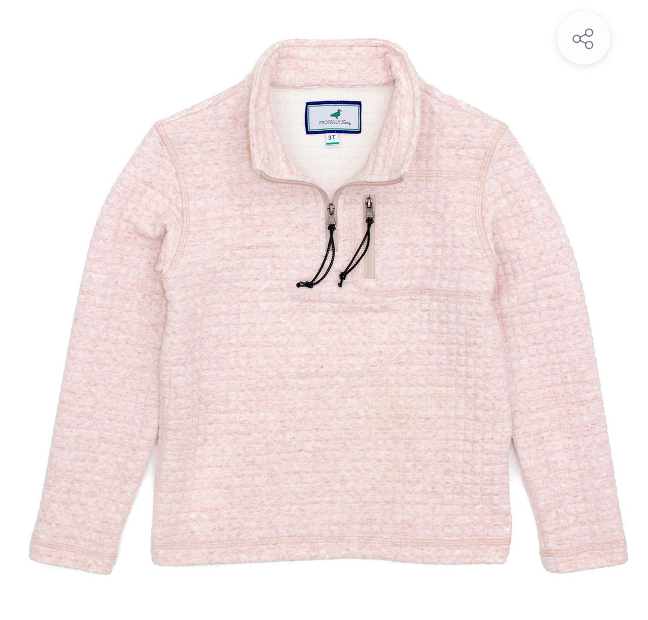 Properly Tied LD Delta Pullover Rose
