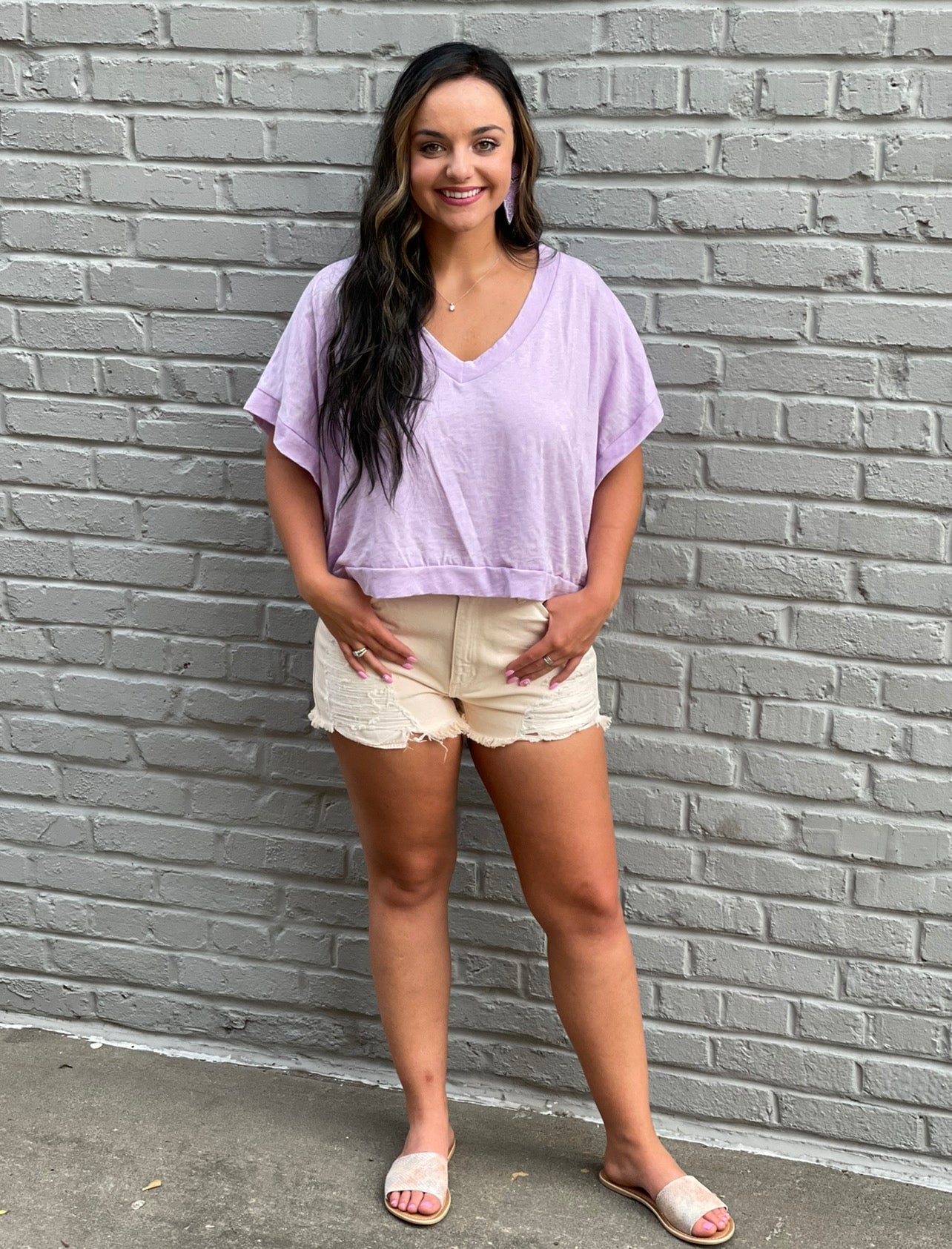 KanCan Peach Shorts