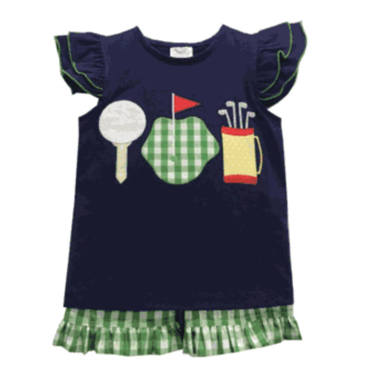 Hole In One Girl Short Set