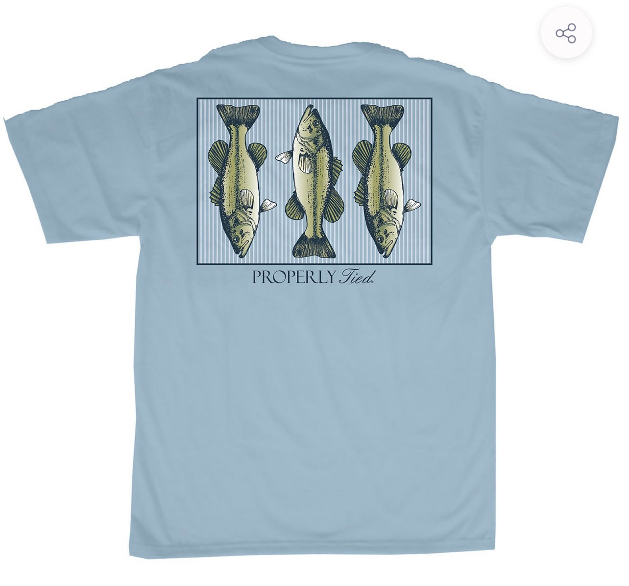 Properly Tied LD Triple Bass SS Powder Blue