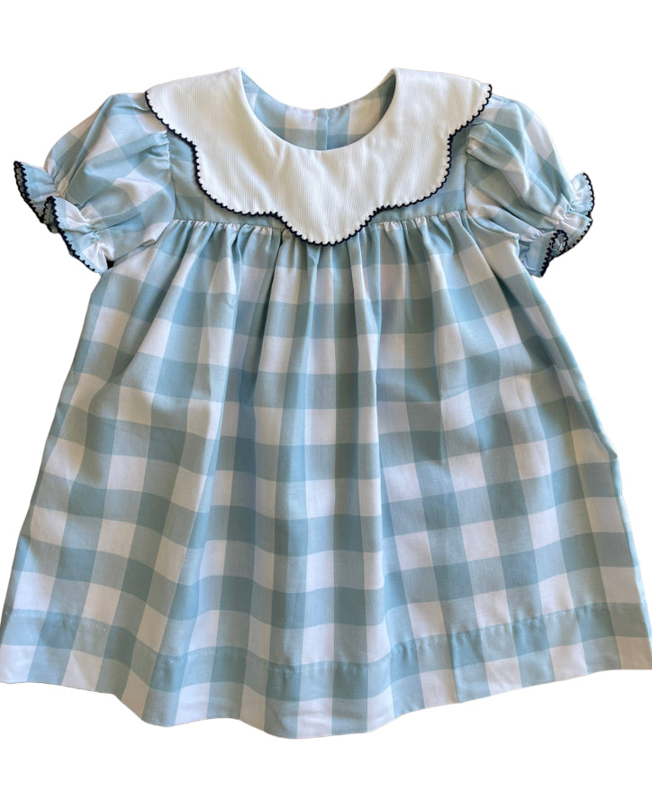Blue Buffalo Gingham Float Dress