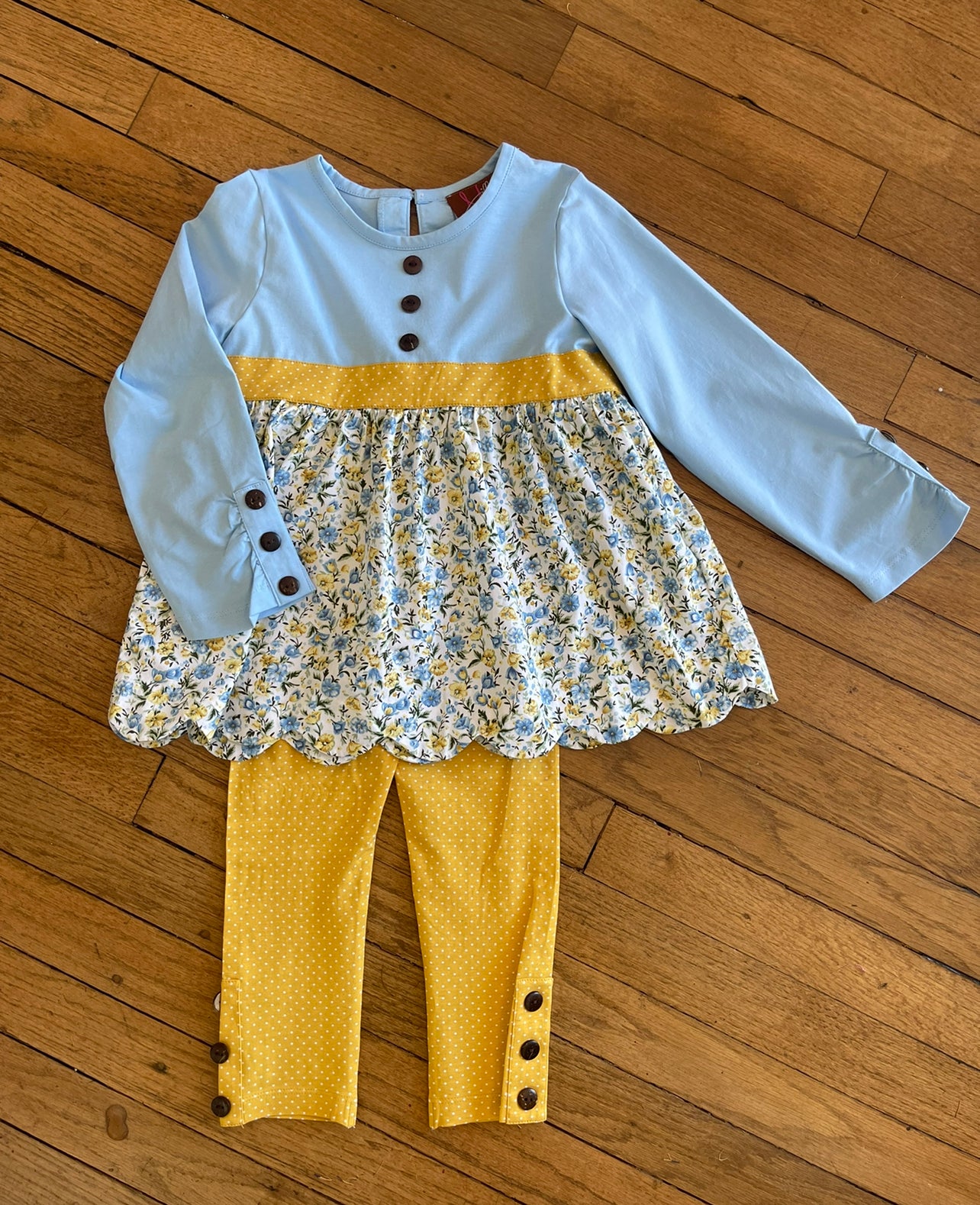 Vintage Floral Legging Set