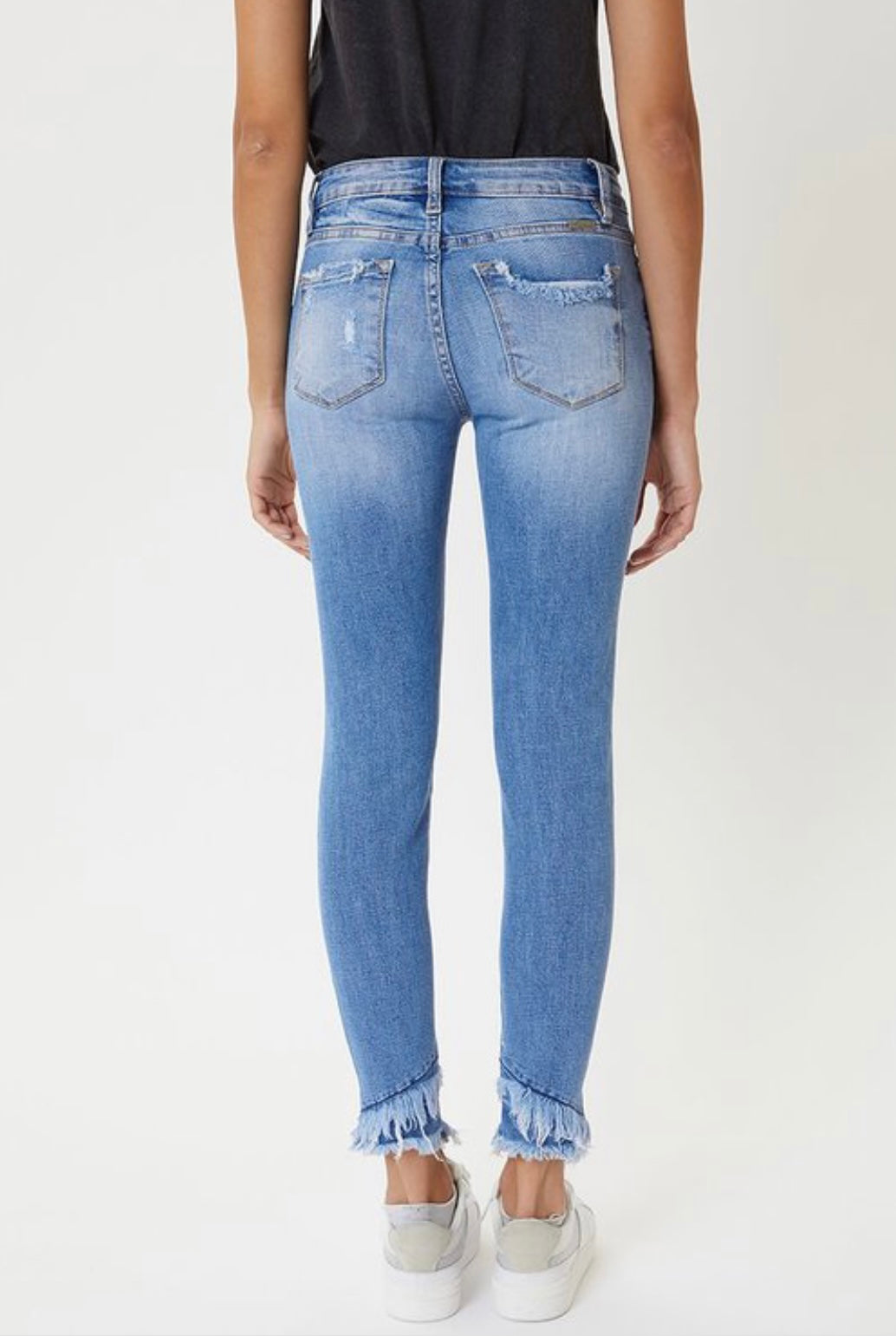KanCan Mid Rise Ankle Skinny