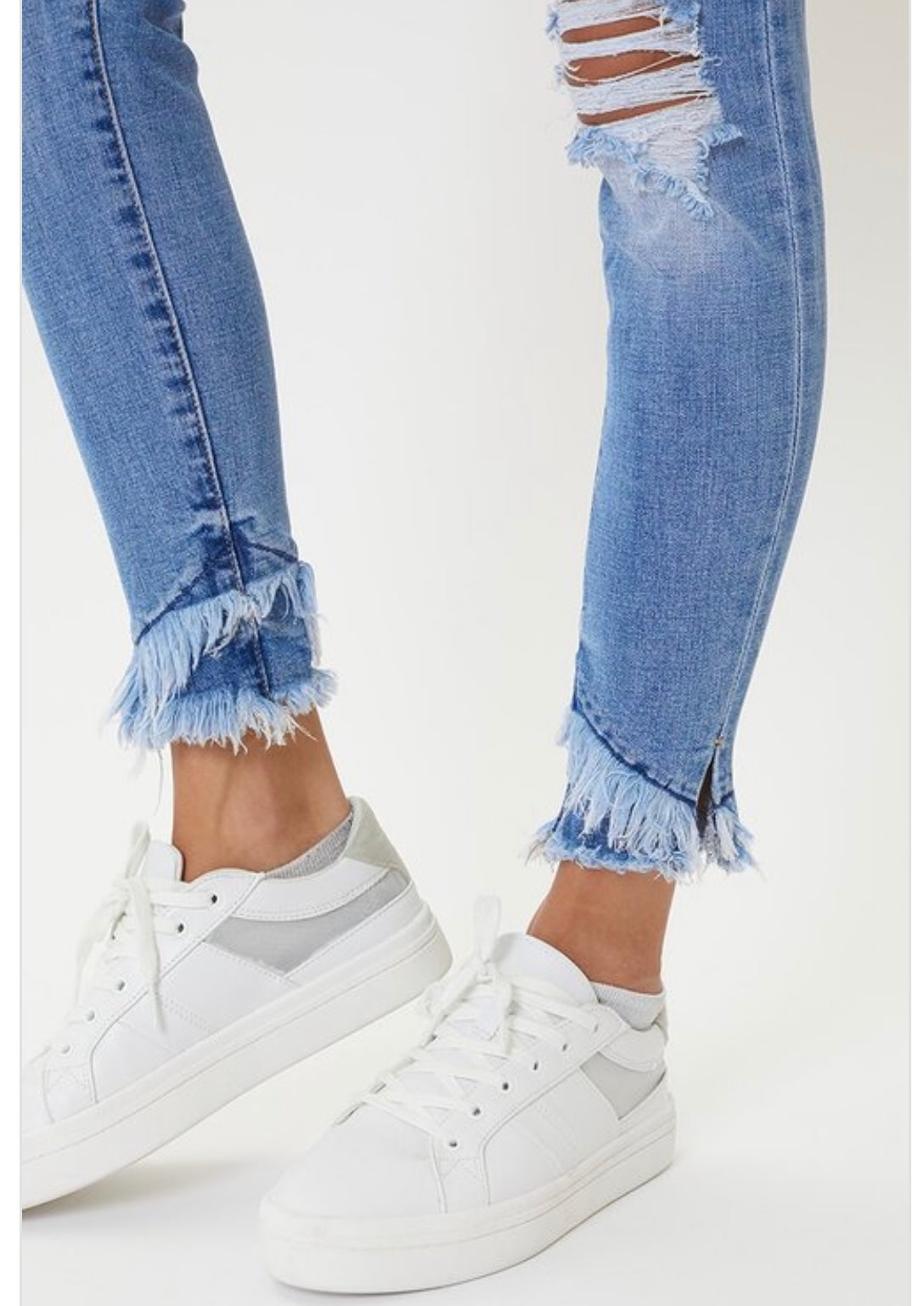 KanCan Mid Rise Ankle Skinny
