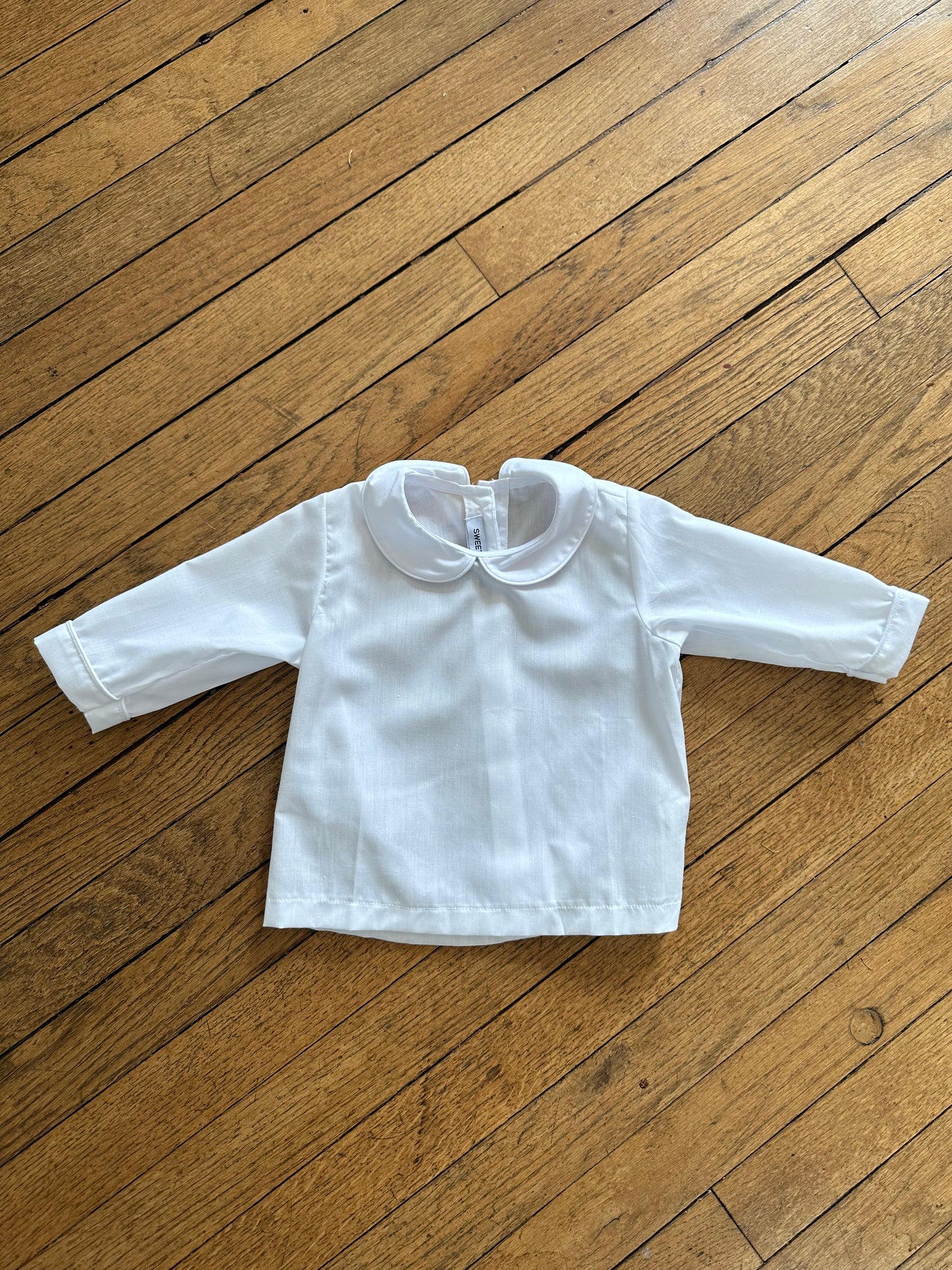 Sweet Dreams Boys White Collard Shirt