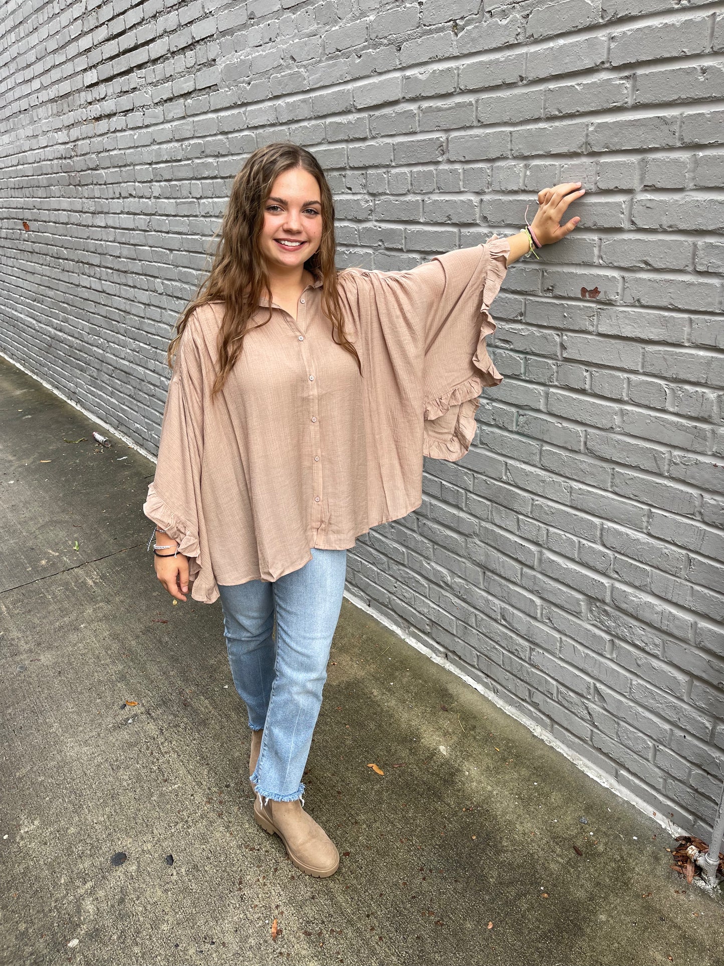 Terrific and Taupe Top