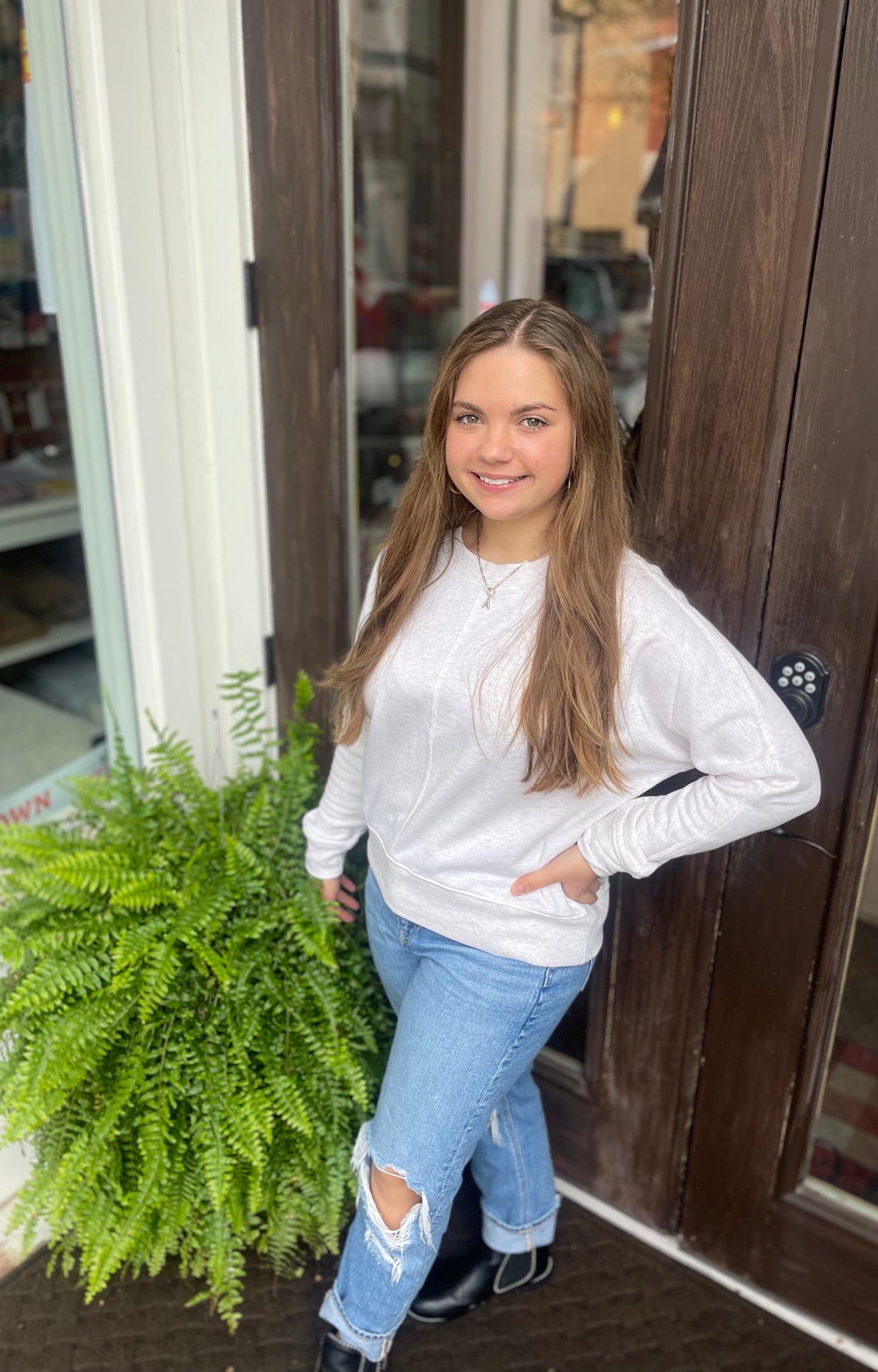 Cute as a Button Sweatshirt