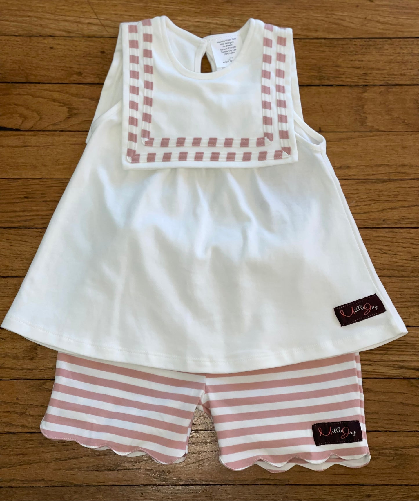 Addison Stripe Short Set