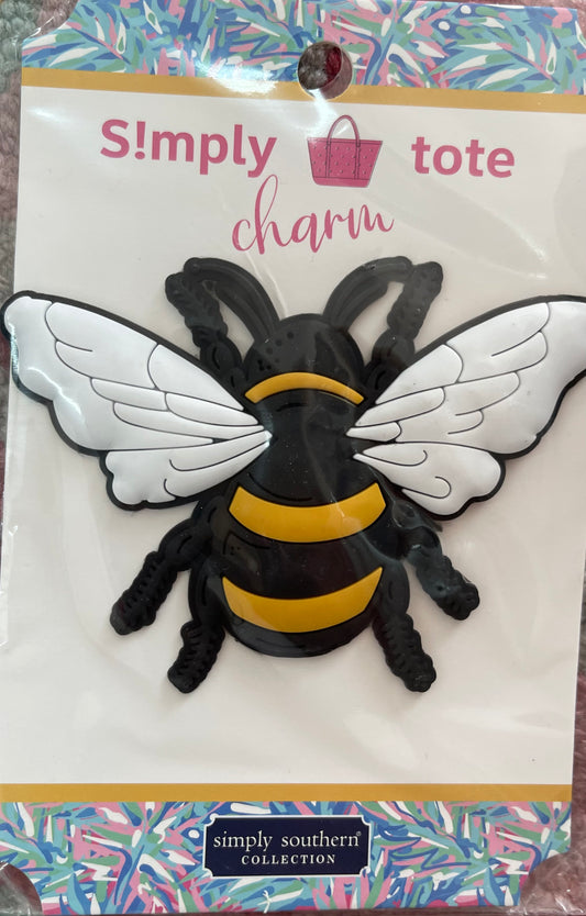 Bumble Bee Simply Southern Tote or Bag Charm