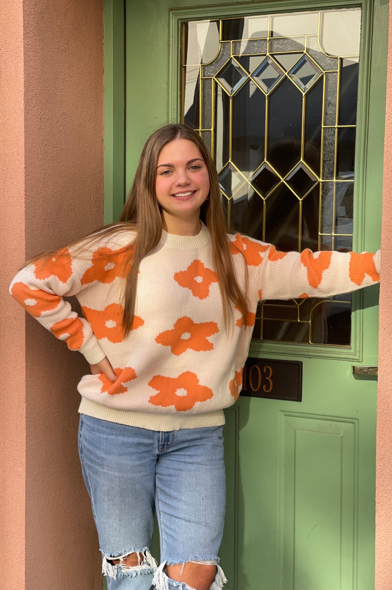 Peachy About You Sweater