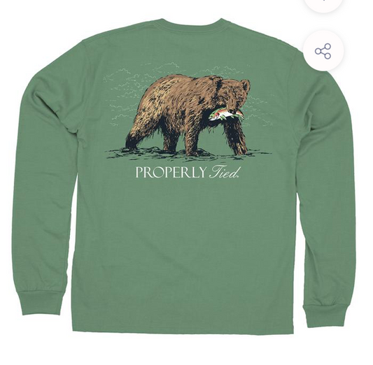 Properly Tied LD Brown Bear LS