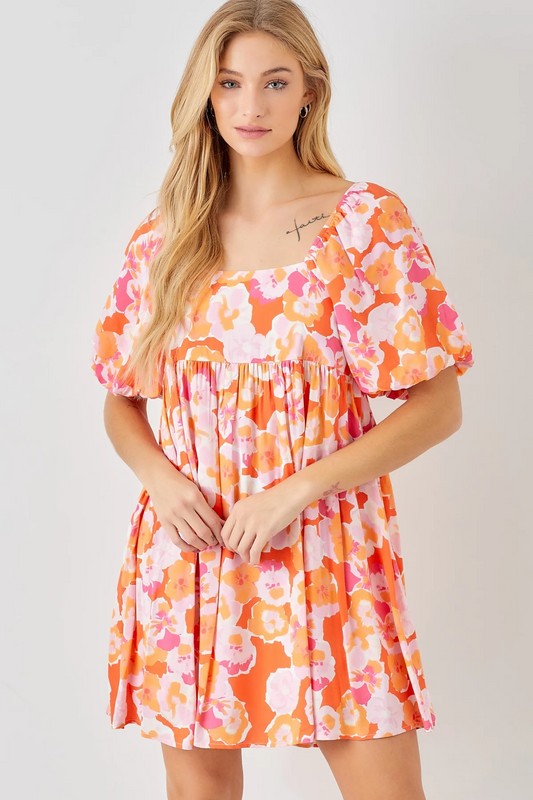 Flossy Floral Dress
