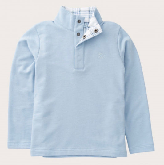 Boys' Prodoh Button up Pull Over-Sky Blue