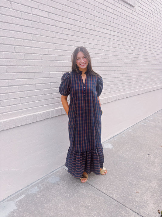 Entro Plaid Dress