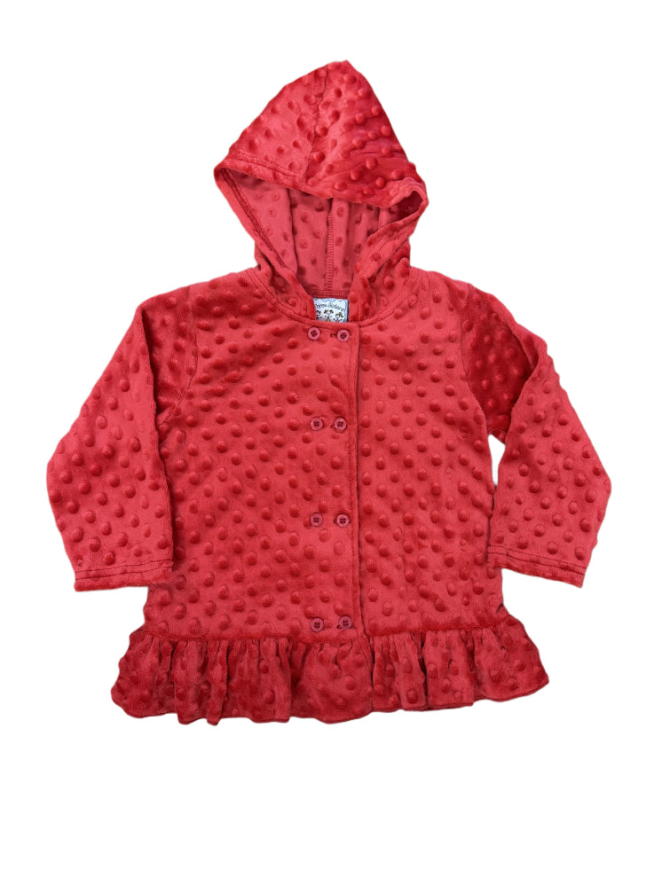 Red Minky Dots Jacket