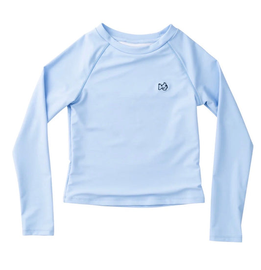 Boys Reef Long Sleeve Rashguard Windsurfer Light Blue