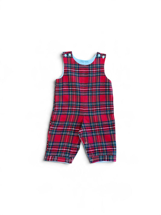 Tartan Plaid Boys Romper