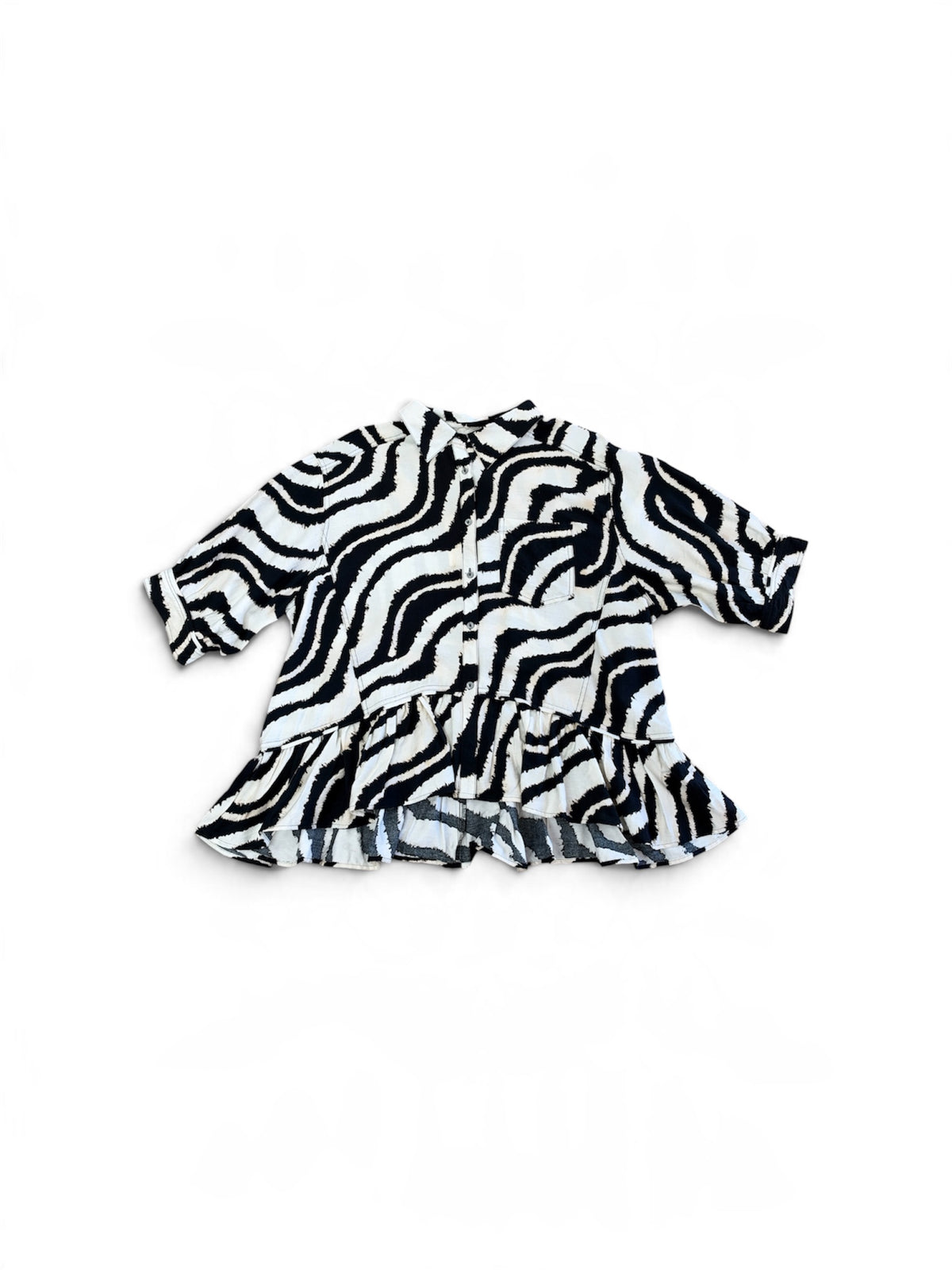 Wild Side Ruffle Top