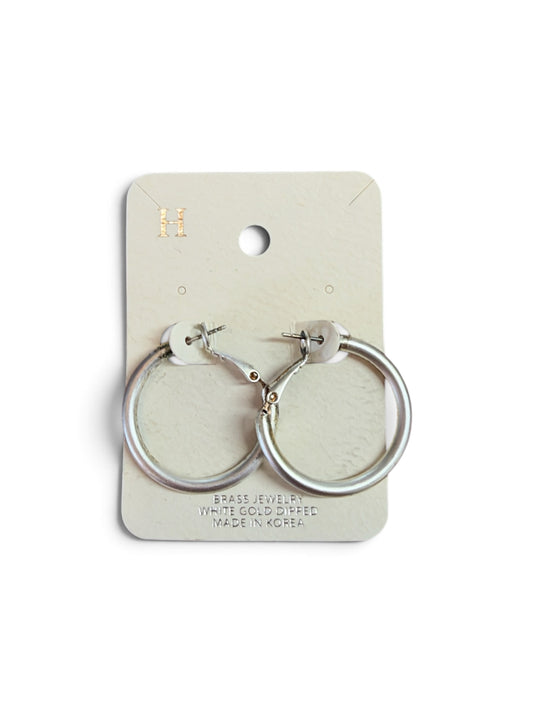 Small Silver Hoops