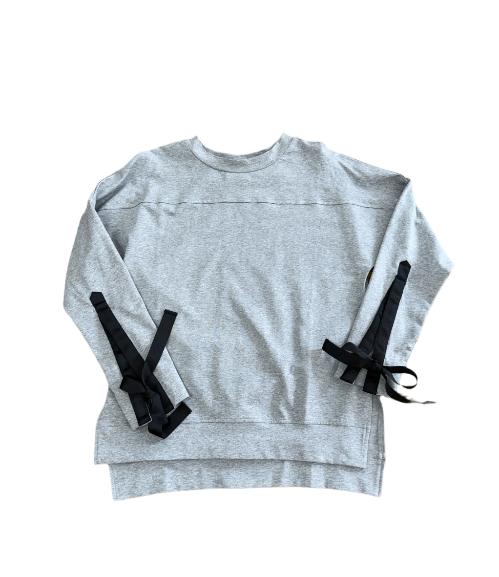 Very J Heather Grey Bow Top