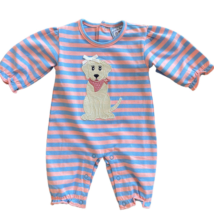 Puppy Love Girls Romper