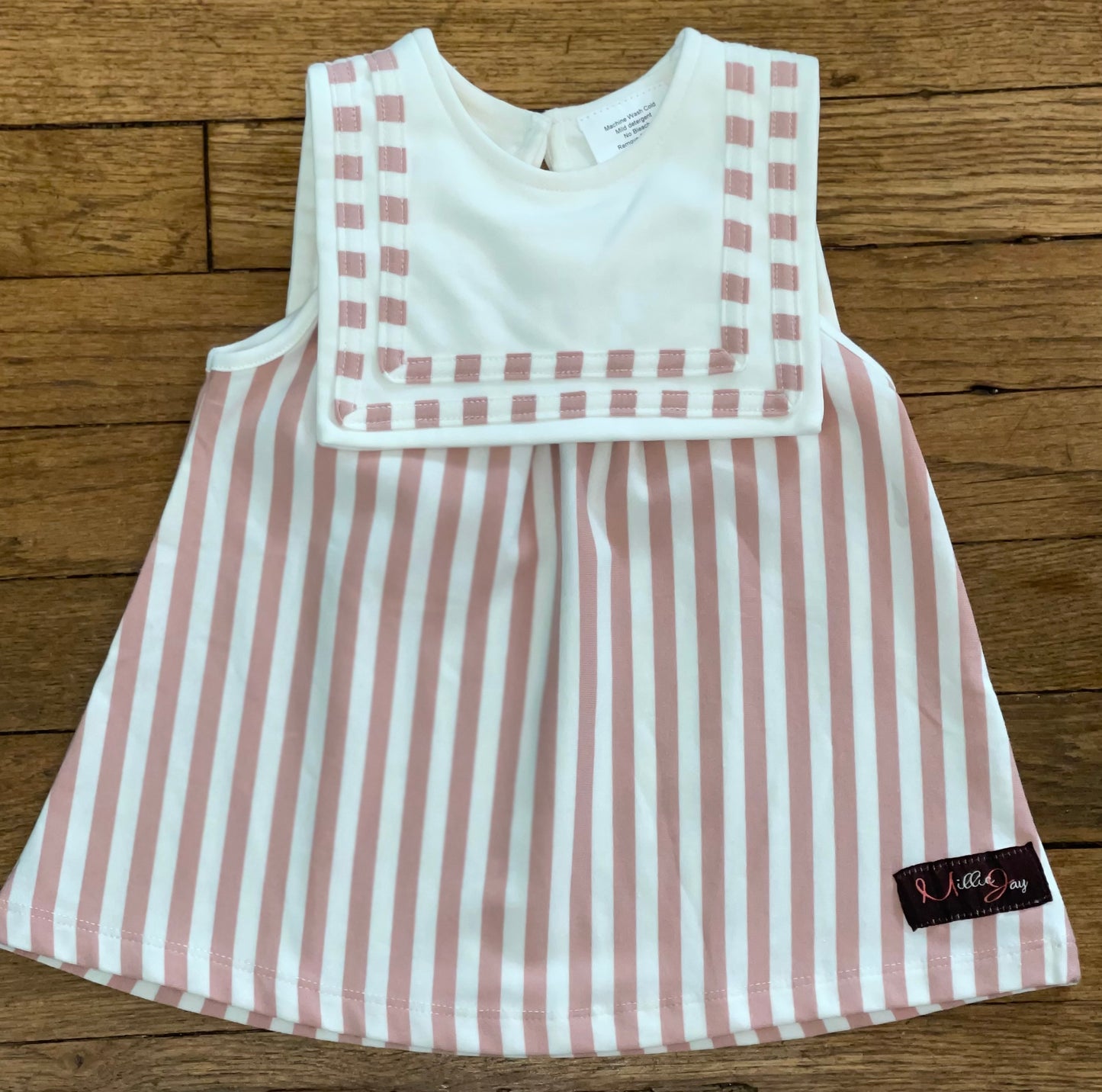 Addison Dress Rose Stripe