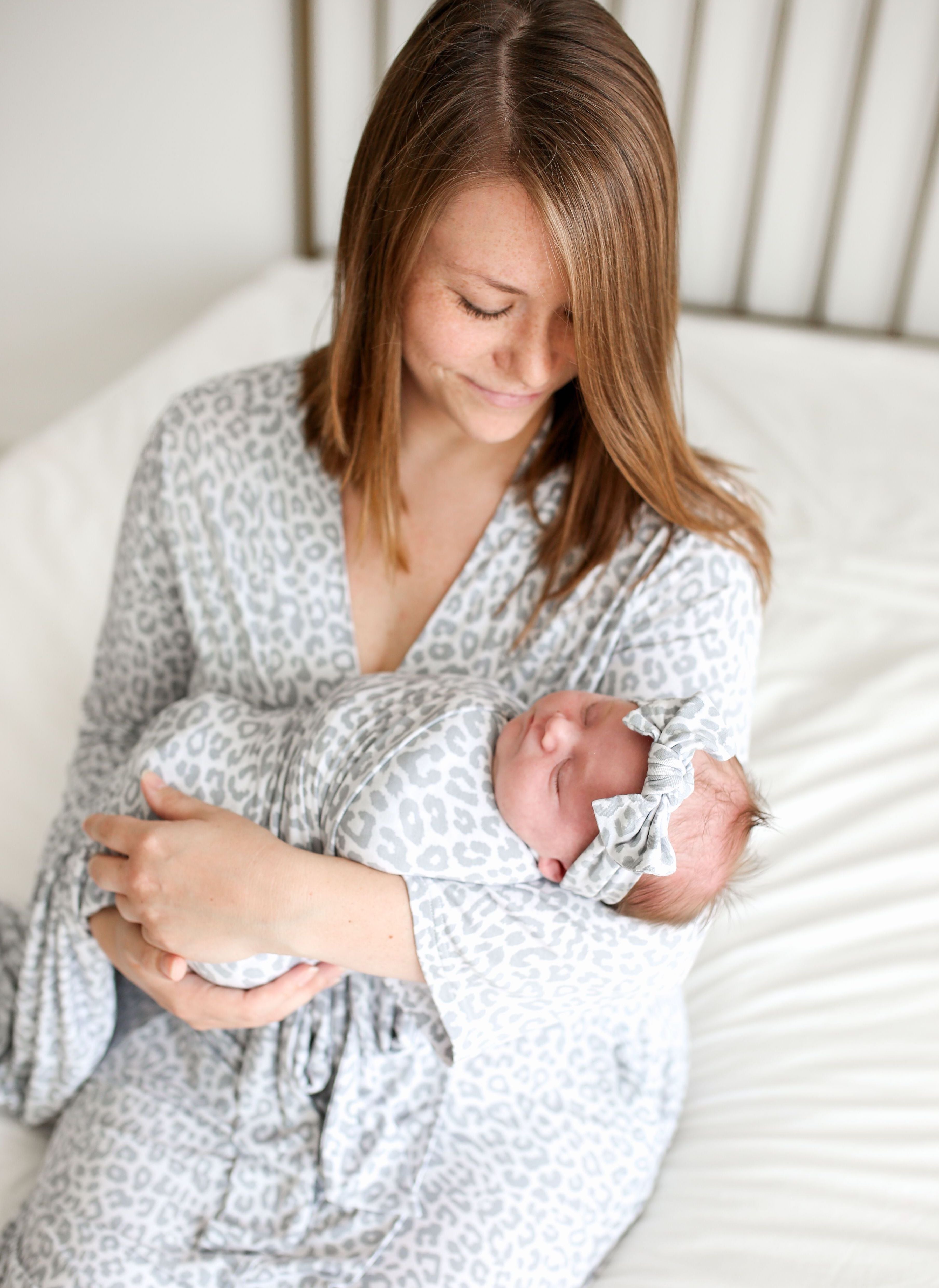 Posh peanut matching outlet robe and swaddle